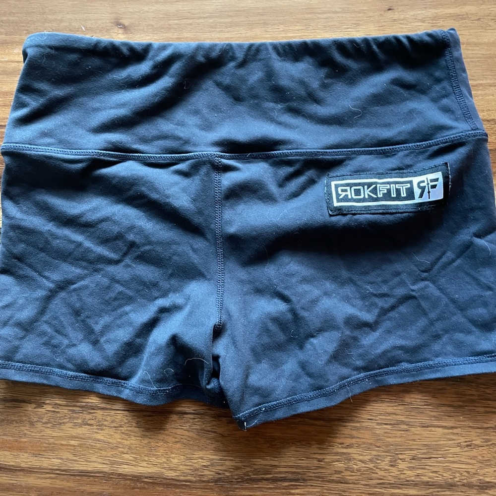 Rokfit black booty shorts